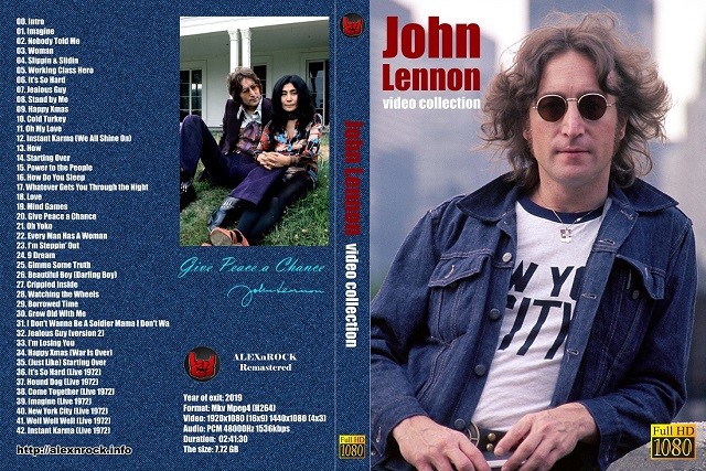 cover John Lennon Video Collection mkv