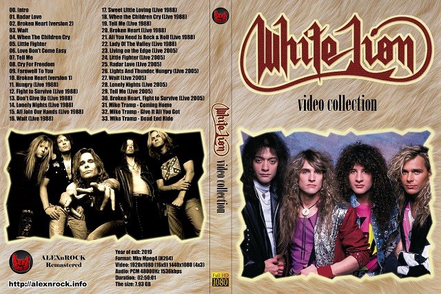 cover White Lion Video Collection mkv